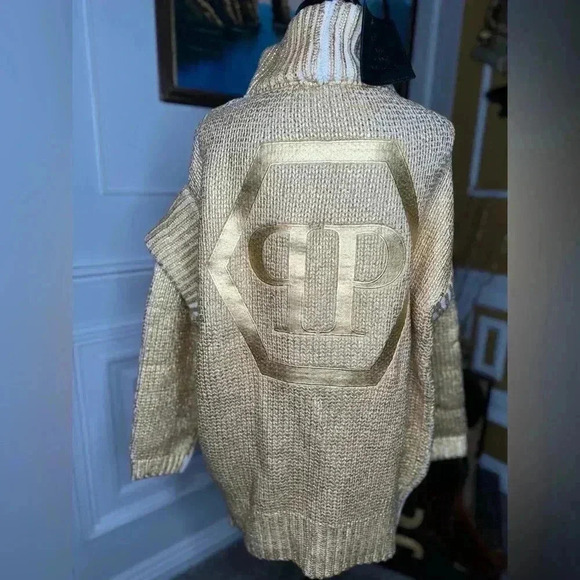 LIMITED EDITION PHILIPP PLEIN
MAXI PULLOVER HEXAGON 💯 Wool - Picture 8 of 15